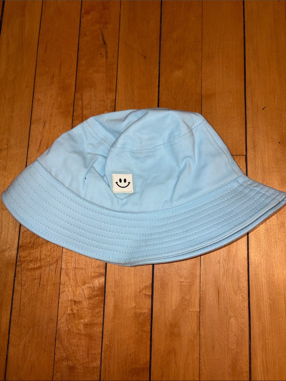Altar'd State Light Blue Smiley Bucket Hat